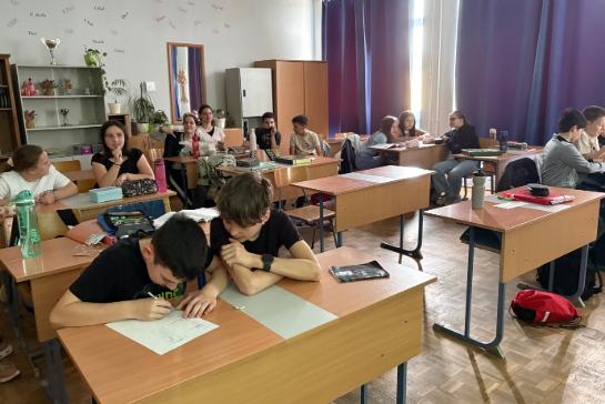 Kv�zd�lut�n a 6.a oszt�lyban