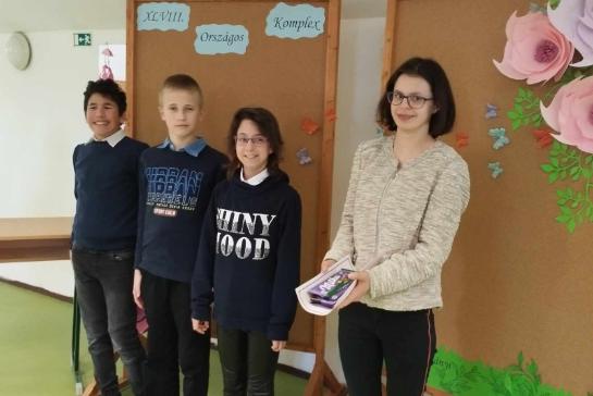2. helyezst rt el csapatunk a Komplex Tanulmnyi Versenyen