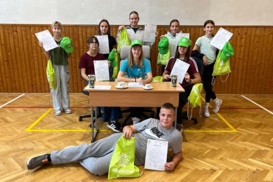 Megalakult az Olcsai Akt�v Iskola Tanul�i Csapata! 