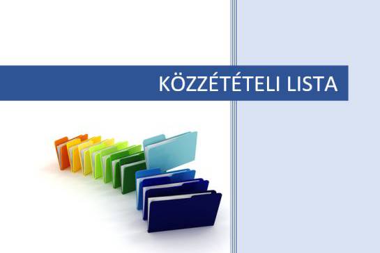 Klns kzztteli lista