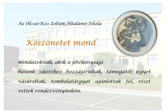Ksznet a tmogatsrt