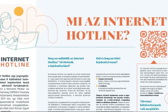 Biztons�gban az interneten – Ismerd meg az Internet Hotline jogseg�lyszolg�lat munk�j�t!